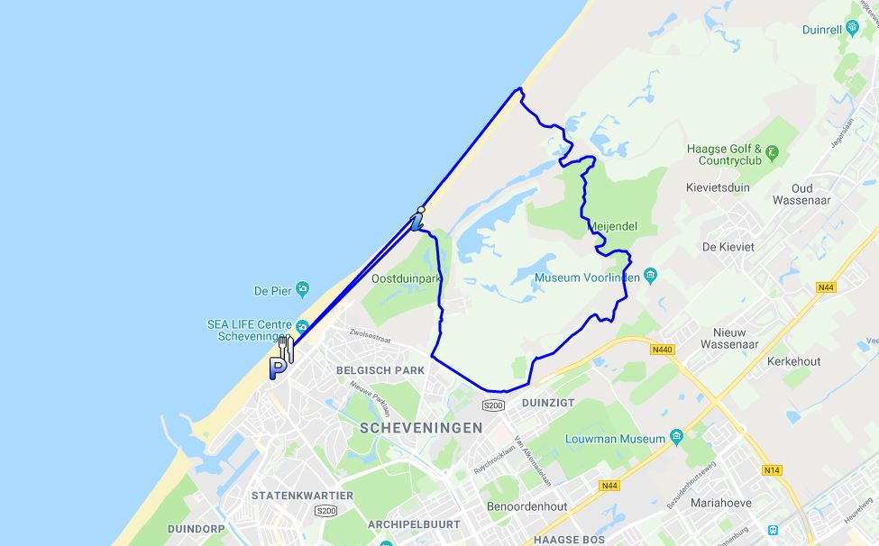 strandwandeling scheveningen - meijendel